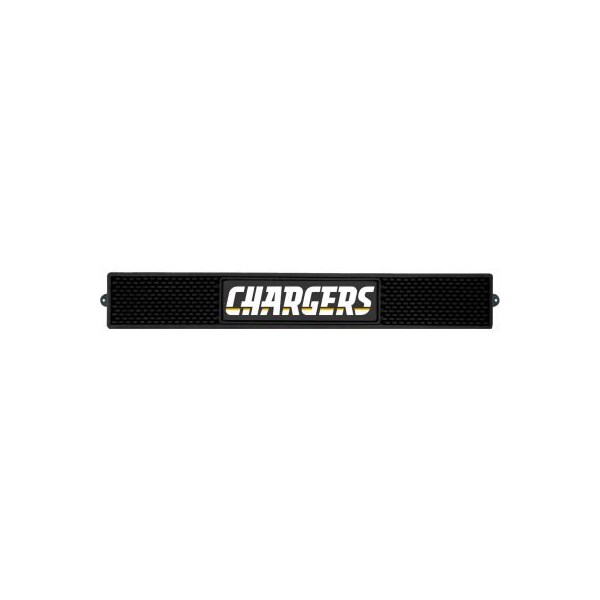 Fanmats Drink Mat, 20514, NFL - Los Angeles Chargers, 3-1/4"x 24"x 1" 20514 - main
